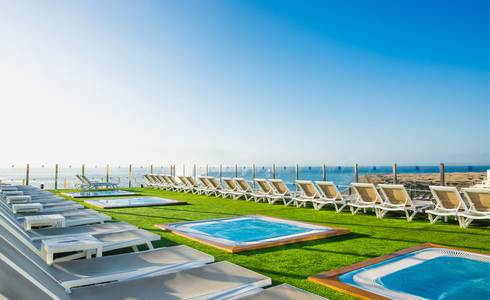 TERRASSE Hôtel HL Suitehotel Playa del Ingles**** en Gran Canaria