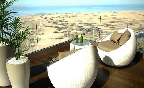 TERRASSE Hôtel HL Suitehotel Playa del Ingles**** en Gran Canaria TERRASSE Hôtel HL Suitehotel Playa del Ingles**** en Gran Canaria